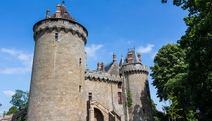Vue d'un château Breton