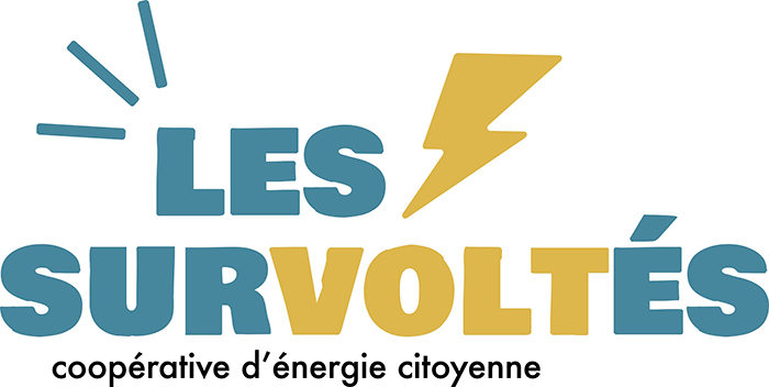 Logo des survoltés cooperative de la Bretagne romantique oeuvrant pour le développement durable du territoire
